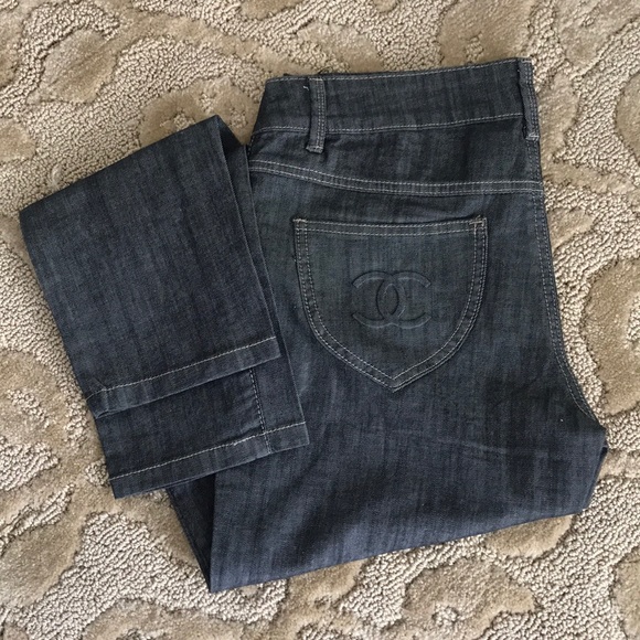 3D pockets!!Chanel black Authentic Jeans!!! - Picture 1 of 7
